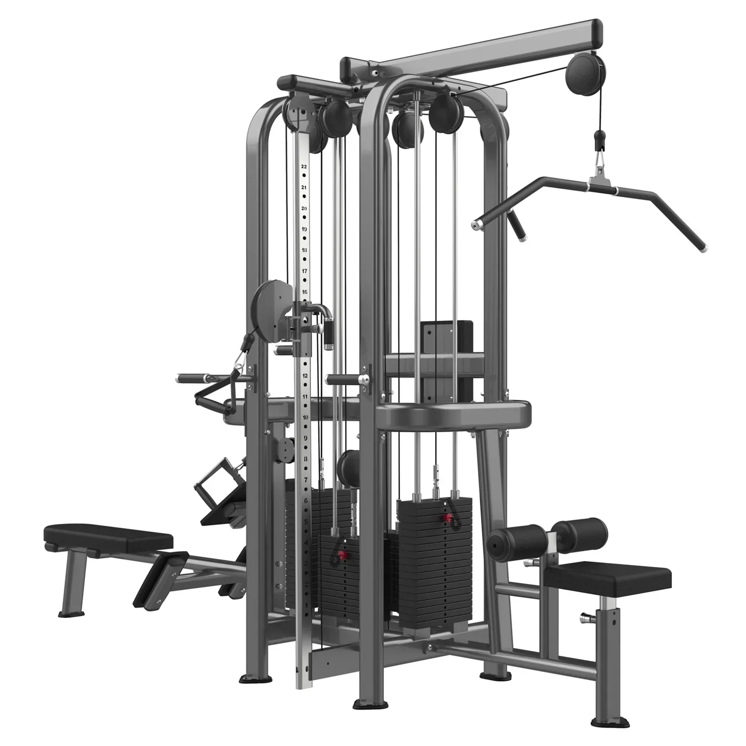 Unisex Gym Equipment Cable Crossover Fitness Strength Trainer Unilateral Multi-Functional Smith Machine Multi-Jungle Station