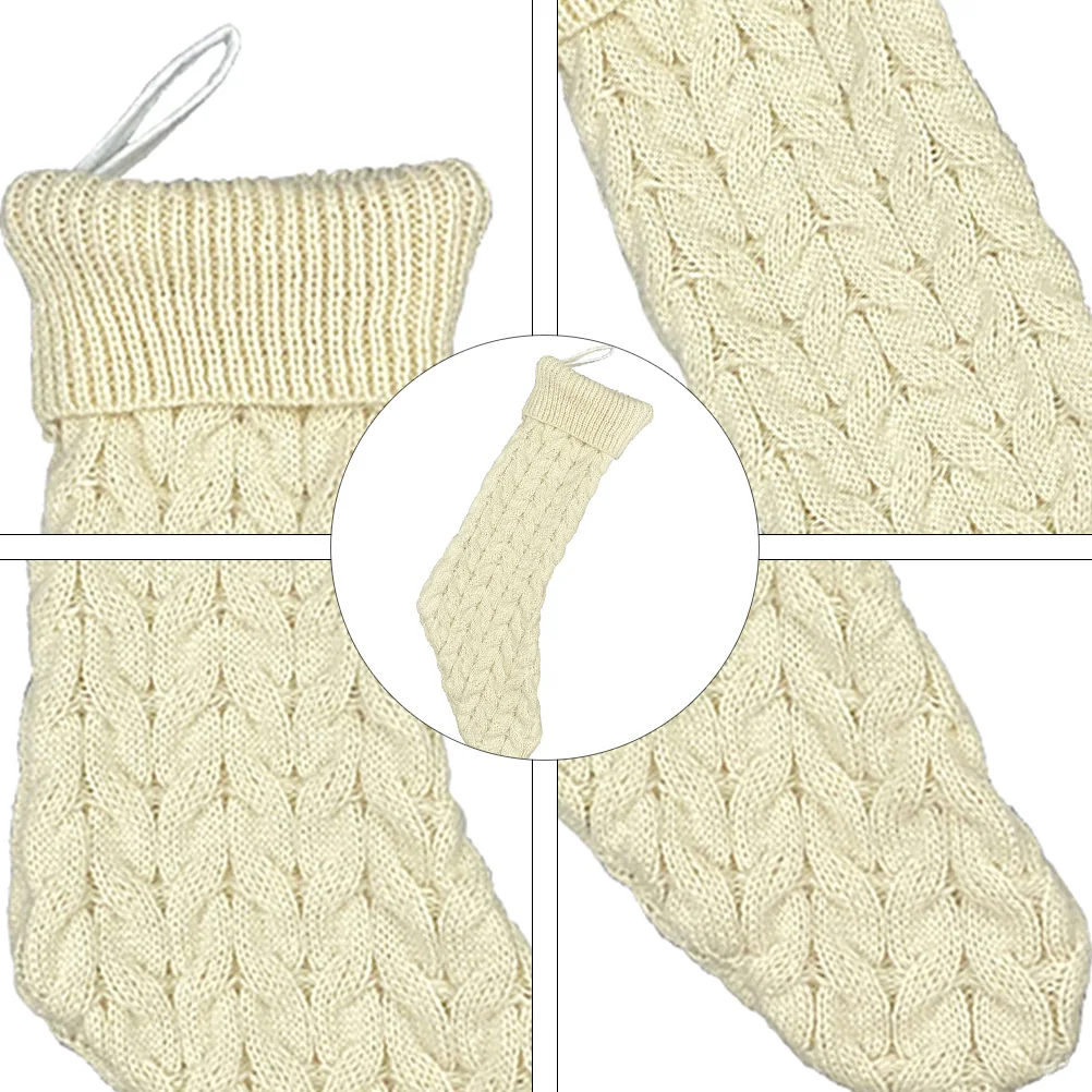 

1pc Christmas Gift Bag Premium Felt Candy Treat Hanging Decoration Xmas Tree Pendant Party Home Stocking For s Presents