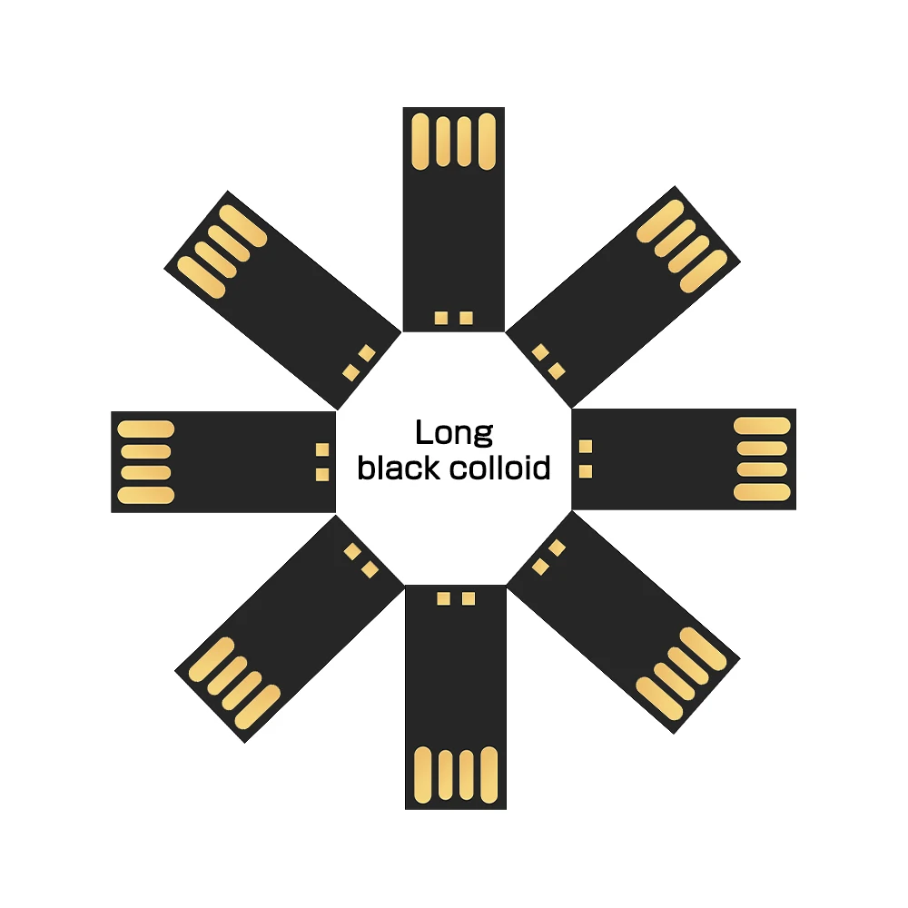 Flash Drive USB2.0 Super Mini Kecepatan Tinggi 128M 4GB 8GB 16GB 32GB 128GB Stik Memori Hitam Tahan Air Flashdisk Kreatif Ultratipis