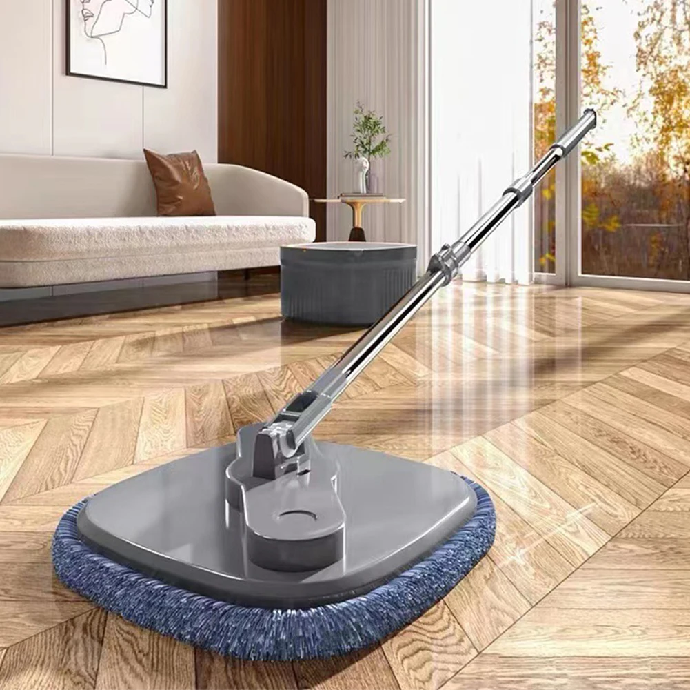 Lazy Floor Floating Mop Water Separation 360 Rotating Household Cleaning Mop Microfiber Hand-Free Lazy Squeeze Mop Self-Cleaning