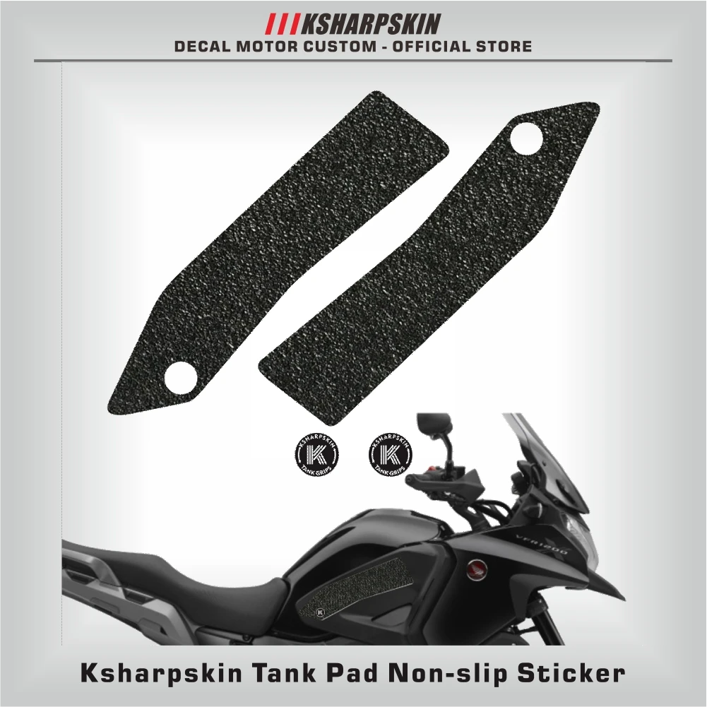 

Motorcycle protection pad tank grip fuel tank pad sticker gasoline knee traction side Non-slip for Honda VFR1200X BMW K1600 GT