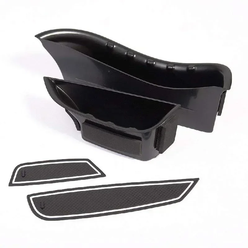 

For Mercedes Benz C Class W205 GLC X253 ABS Black Car Forward Door Handle Storage Box Mobile Phone Storage Box Car Accessories