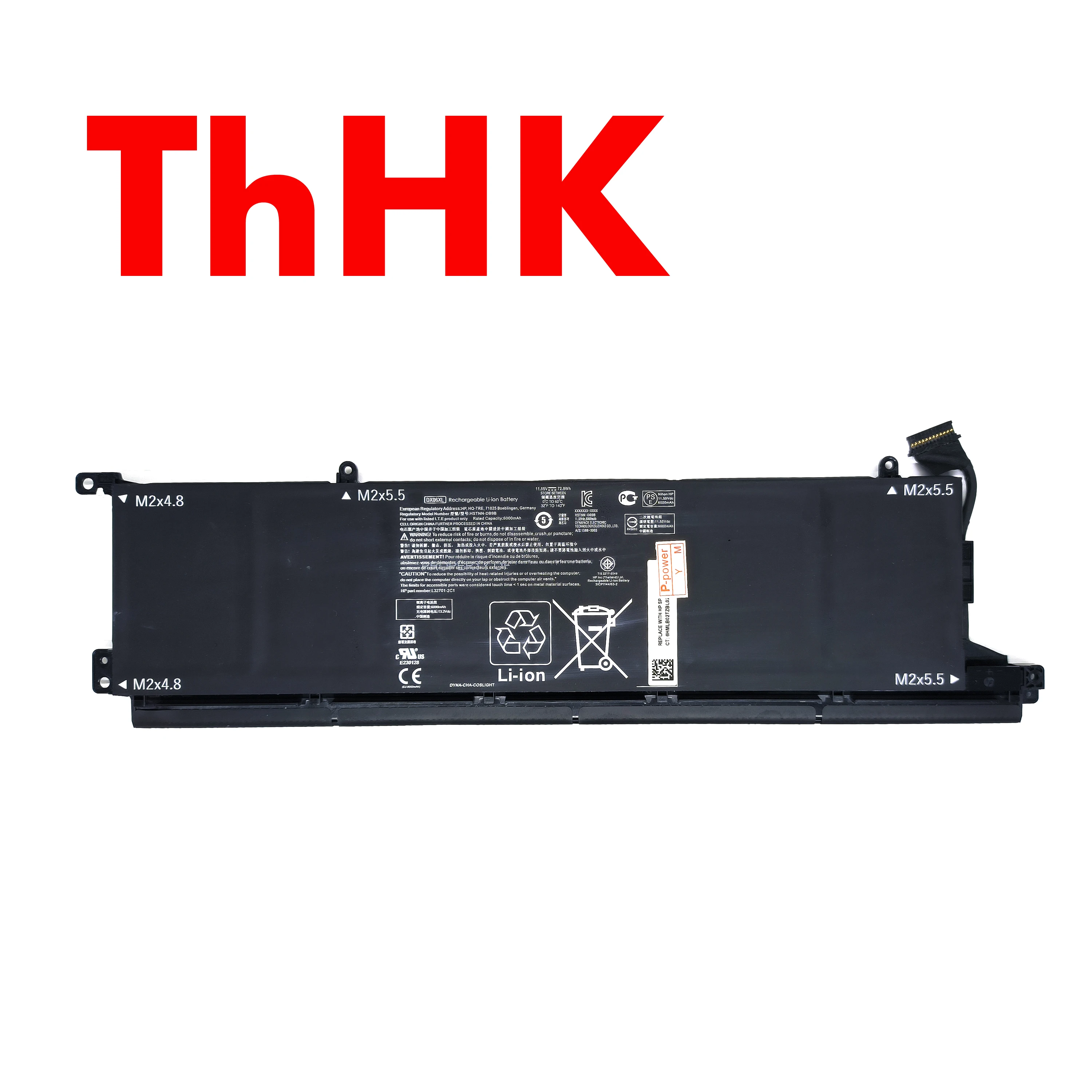 Genuine Original 72.9Wh DX06XL HSTNN-DB98 L32701-2C1 L32749-005 Battery For HP Omen X 2S 15 dg0000nc dg0001nc dg0003nc dg0075cl
