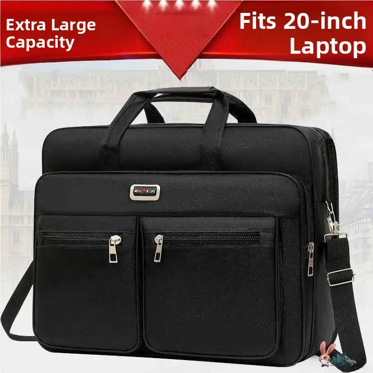

Large Capaci Ox Cloth Men's Crossbody Bag Waterproof Wear-resistant Casual Sports Handbag Busin Document Bag