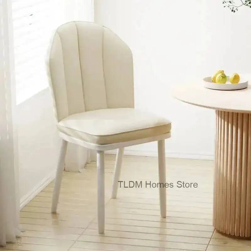 Chairs Fancy Chairs Back Support White Designer Mobile Dining Occasional Metal Hotel Eaiting Chaises Salle Manger Furniture