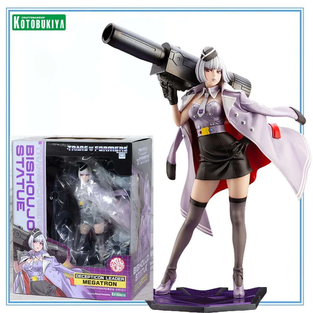 

100% Оригинальная коллекционная статуэтка Kotobukiya Bishoujo: Мегатрон (серия Garage Kit), модель для декора, игрушка