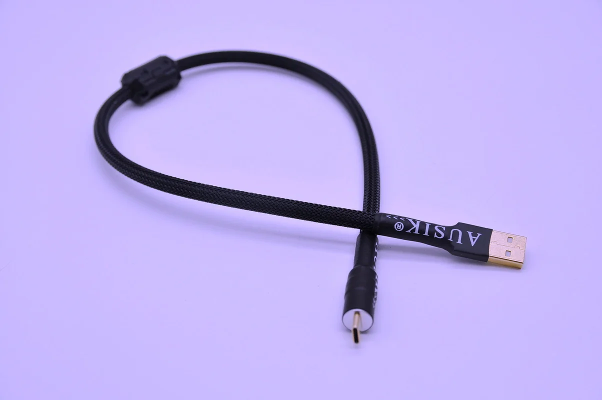 HiFi 2.0 USB Type A To C Data Cable / Canare Audio Cable for PC MP3 CD DVD Amplifier DAC AUSIK AS016