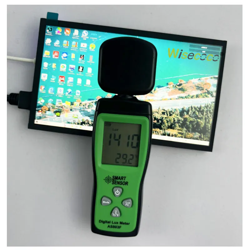 Imagem -03 - Luz Solar-tela Lcd Automotiva ao ar Livre Tela de Luz Solar Luminância Lcd Exibição de Temperatura Ampla 1920x1080 2000 Nits 7