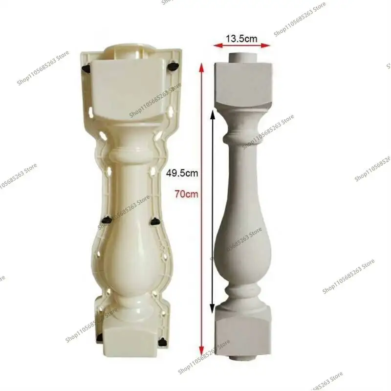 Balcony Concrete Mould Construction vase Column Bulaster railing cement guardrail mould Prefabricated Balcony Railing Mold