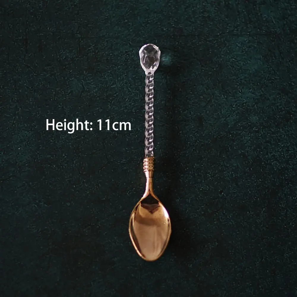 

Multifunctional Royal Style Tableware Zinc Alloy Heat Resistant Dessert Spoon Coffee Spoon Sugar Spoon Tea Spoon