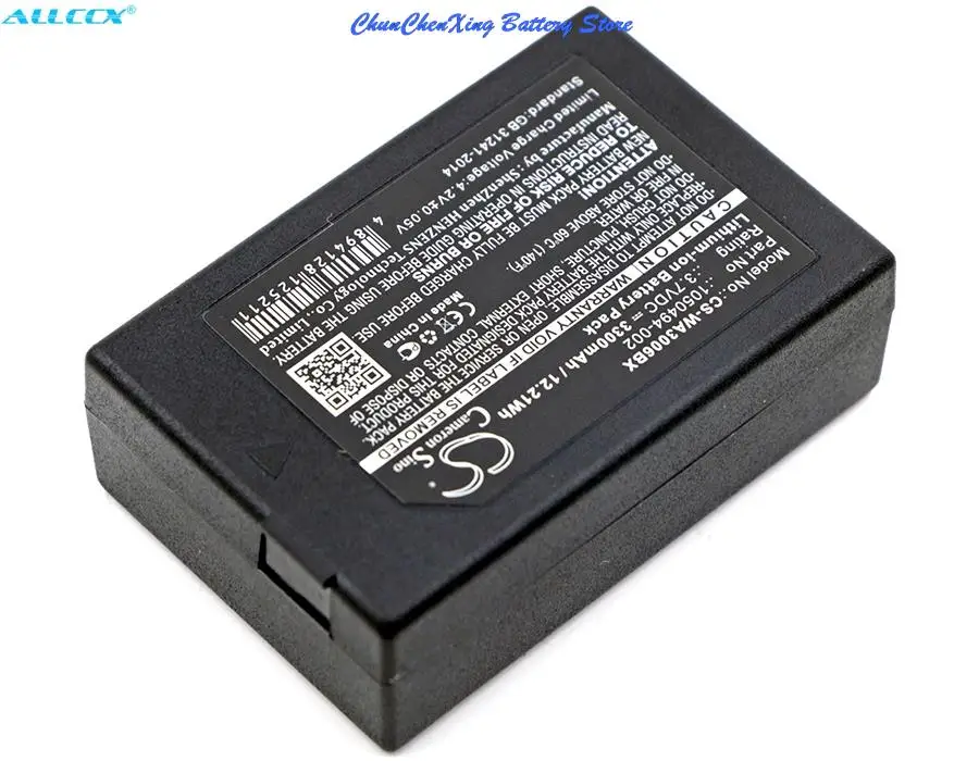 CS 3300mAh Barcode Scanner Battery for Motorola 3 Model C,WorkAbout Pro 4/G1/G2/G3/G4, For Pantone 7525C,7527C,S750,S86T