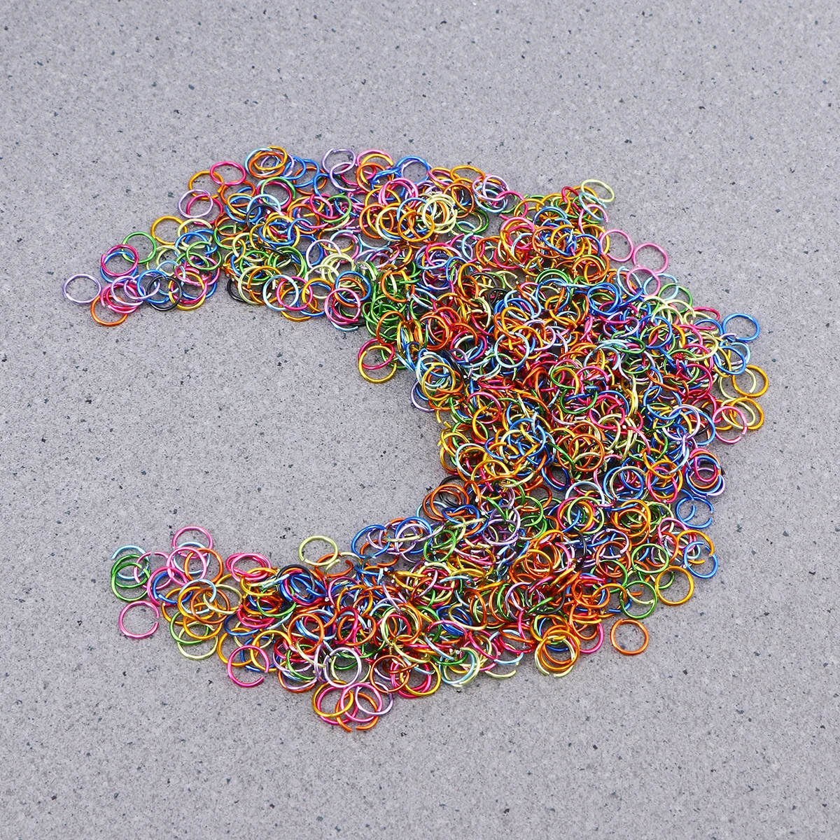 

3200Pcs Colorful Aluminum Jump Rings DIY Jewelry Accessories Aluminum Wire Open Rings Connecting for Chainmaille Necklace