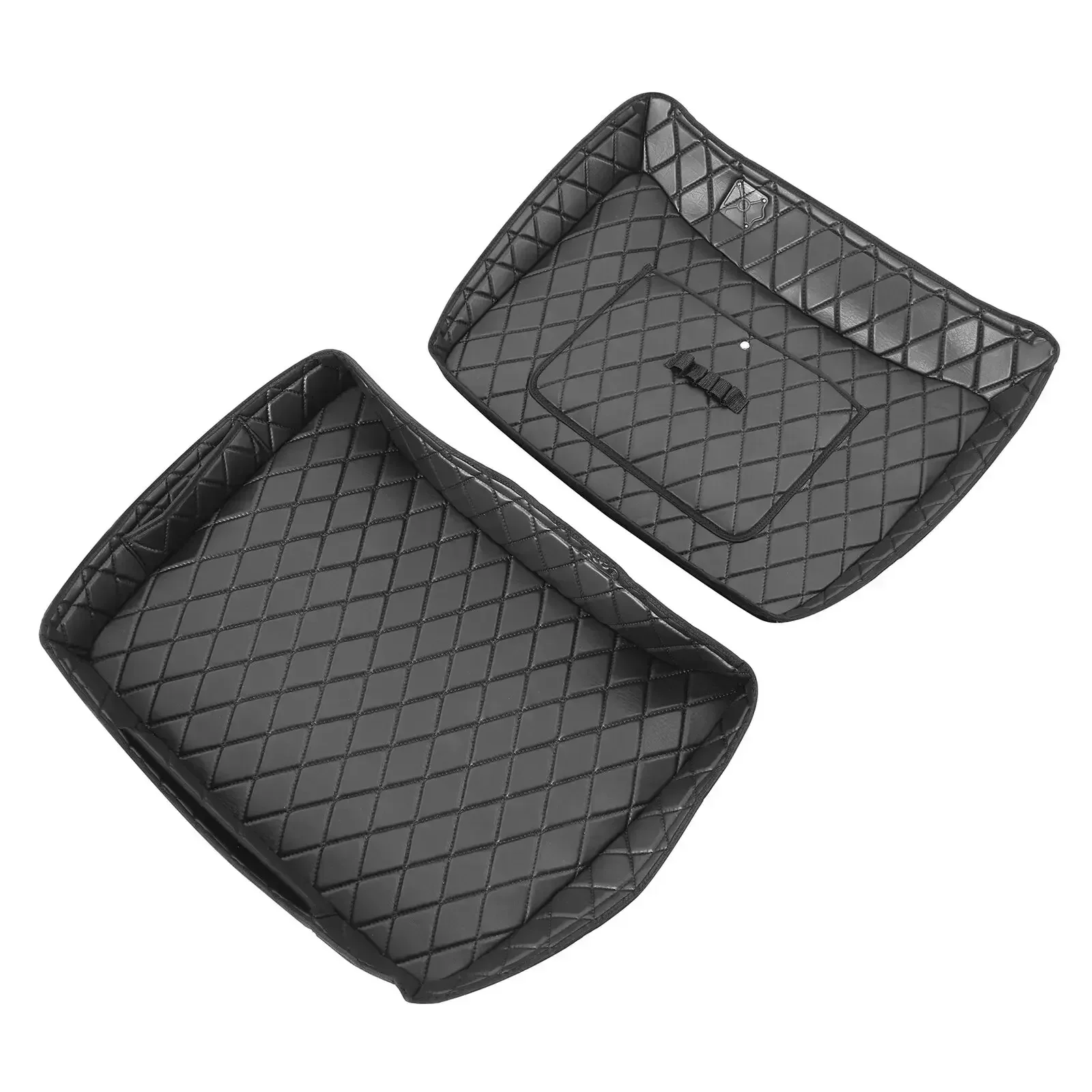 For Chopped Pack Trunk Carpet Liner For Harley Touring Road Street Electra Glide 2014-2022 2017 Motorcycle Acsessories