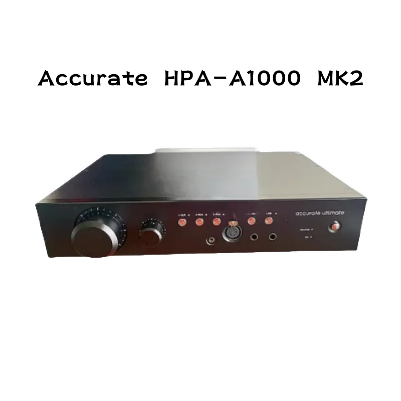 HPA-A1000 MK2 Relay matrix balanced amplifier, preamplifier, moving coil and flat universal earphone amplifier