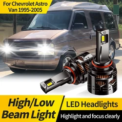 2PCS 9005 HB3 LED Headlight Bulb Super Bright CSP Auto Driving Headlamp Bulb Turbo 9006 HB4 For Chevrolet Astro Van 1995-2005