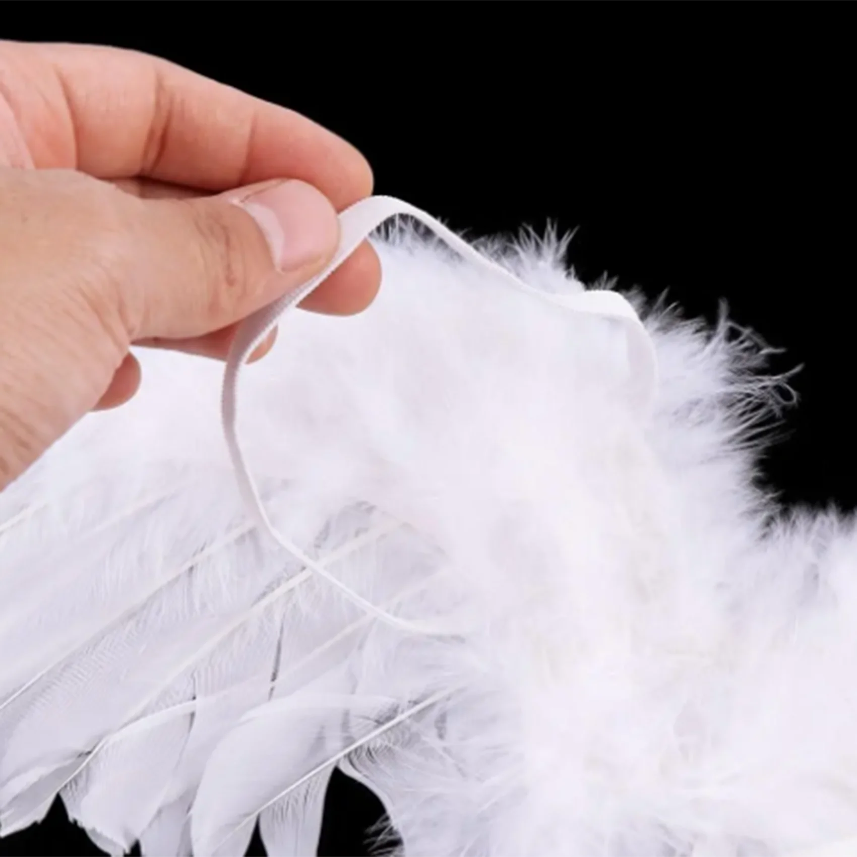 Infant White Angel Feather Wings Sets Lovely Baby Newborn Photography Outfit Props Kids Costume Headbands Photo Props Decoration