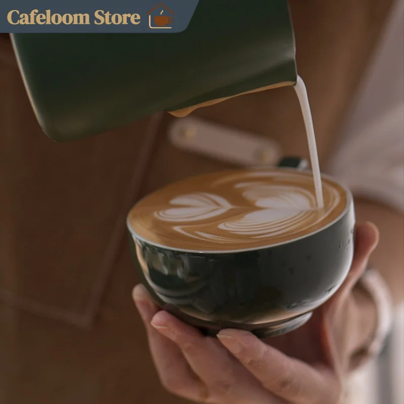Airflow Ceramic Latte Art Coffee Cup Convection Textured Cup Sawada Cup For Professional Barista Home Coffee Brewing Daily Use