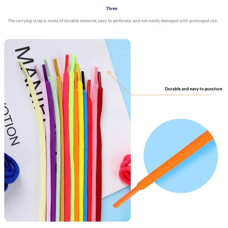 Round Shoelaces Replacement Sneaker Shoelaces for Basketball Shoes Multicolor Black White Sports Shoe Laces