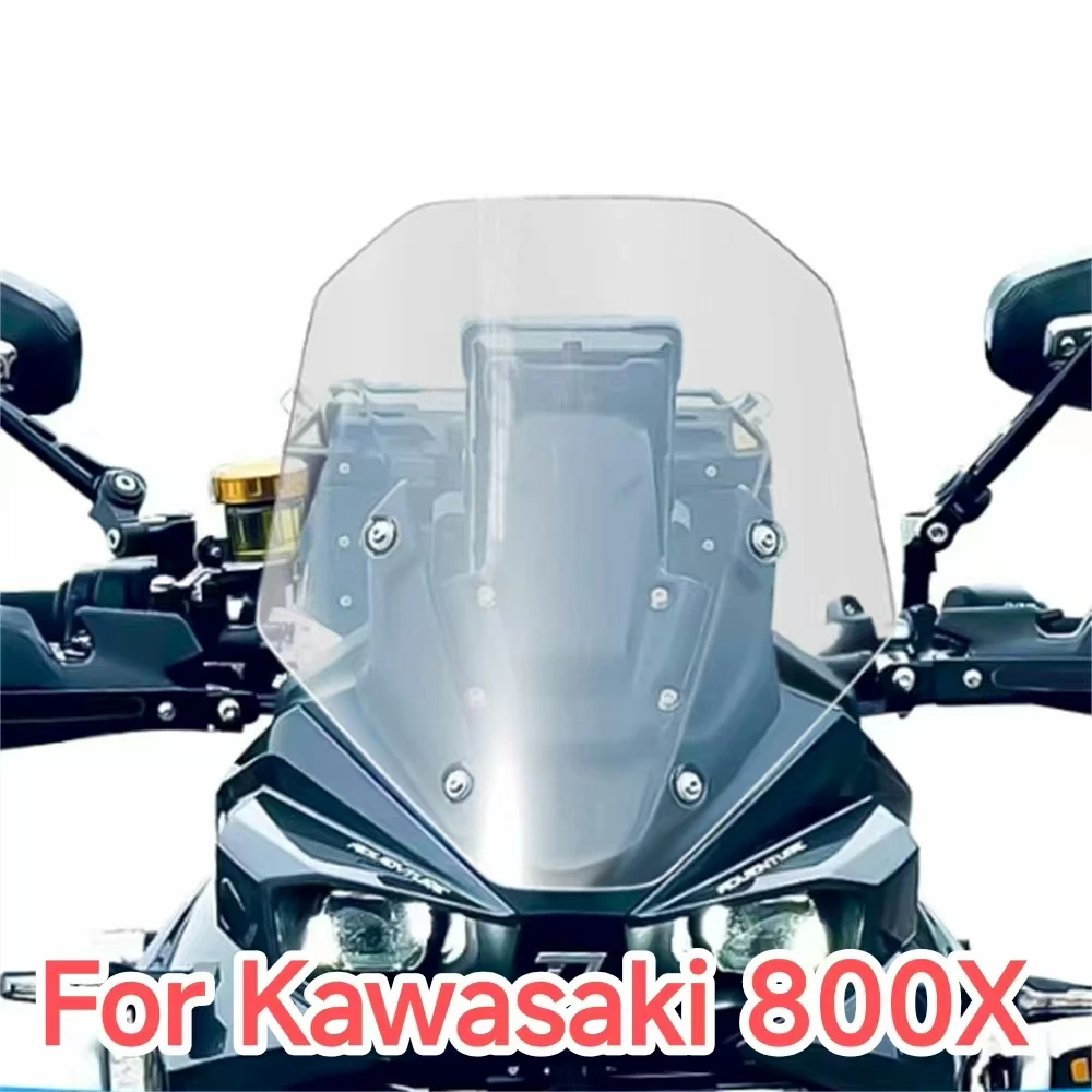 

For KOVE 800X regular front windshield modification with high transparent chest protector windshield accessories