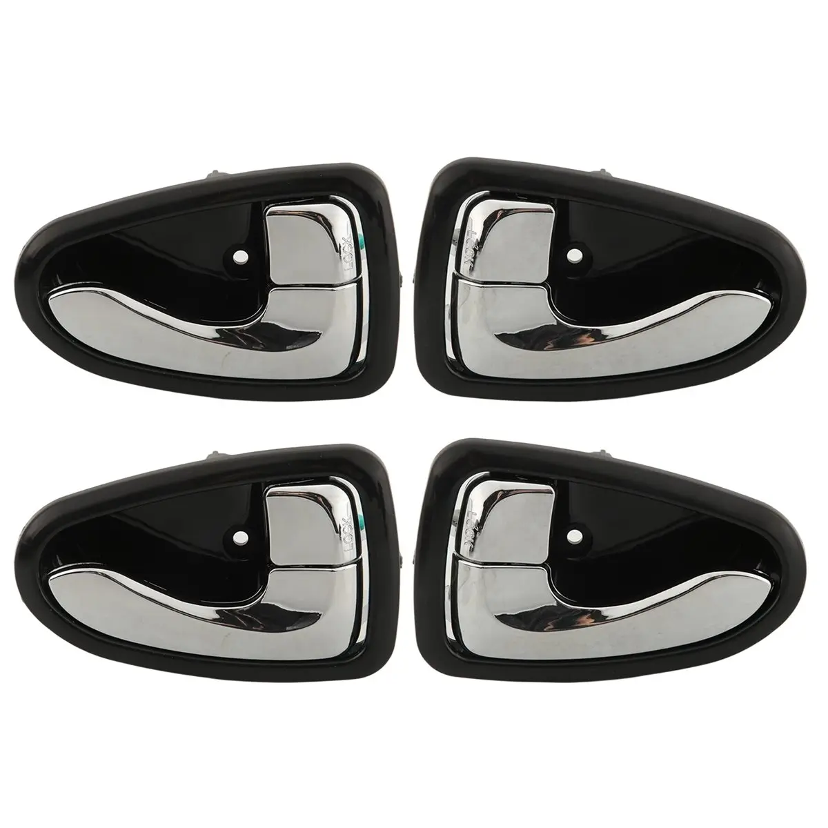 Compatible 4PCS Car Inner Door Handle Interior Door Knob for Accent 2001-2006
