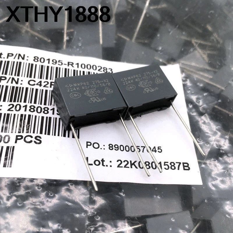 10pcs original GD Xiamen Farah MKP62 0.22uf 220nf 224 305v 275v film capacitor 15MM