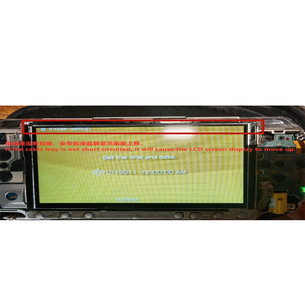 

IPS LCD Screen For PSP1000 Game Console Special Cable For Sony PSP 1000 to IPS Screen LCD Display Highlight High Brightness Kits