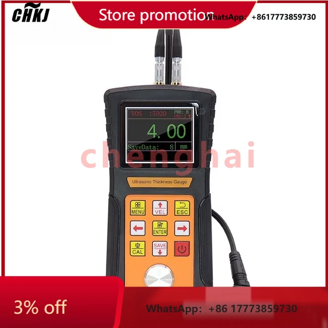 

CHKJ-2025NEWHigh Accuracy Digital Thickness Gauge Ultrasonic Thickness Gauge JITAI5101