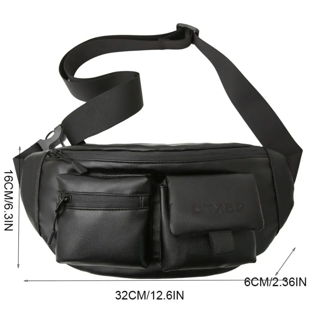 Multi-function Men Chest Bag Lightweight Large Capacity Running Waist Bags Crossbody Bag Solid Color Sports Phone Bag Women