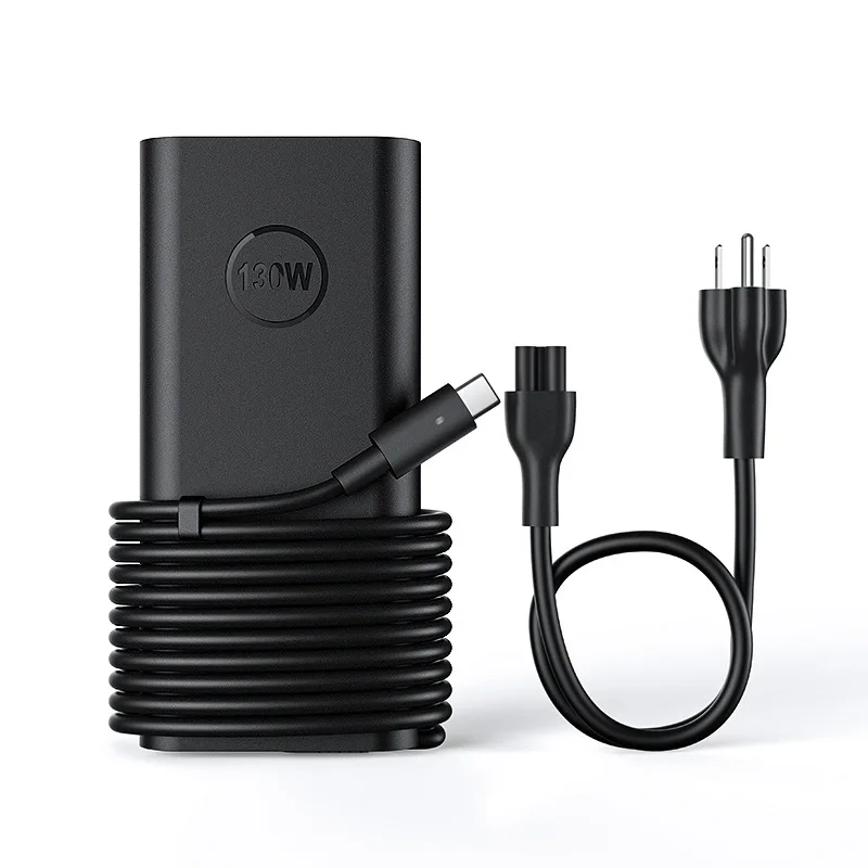 Imagem -01 - Carregador Portátil 130w Usb tipo c Adaptador Compatível com Dell Xps 15 2in 9575 Precisão 5530 2in 5550 5750 3560 3550 3551 Lati