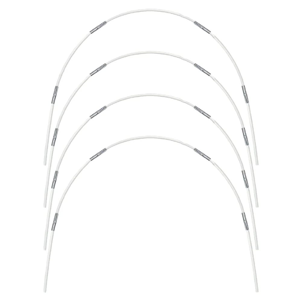Practical Brand New Connecting Tubes Raised Bed White+Silver 43cm * 5mm Fiberglass For Yards/vegetable Gardens