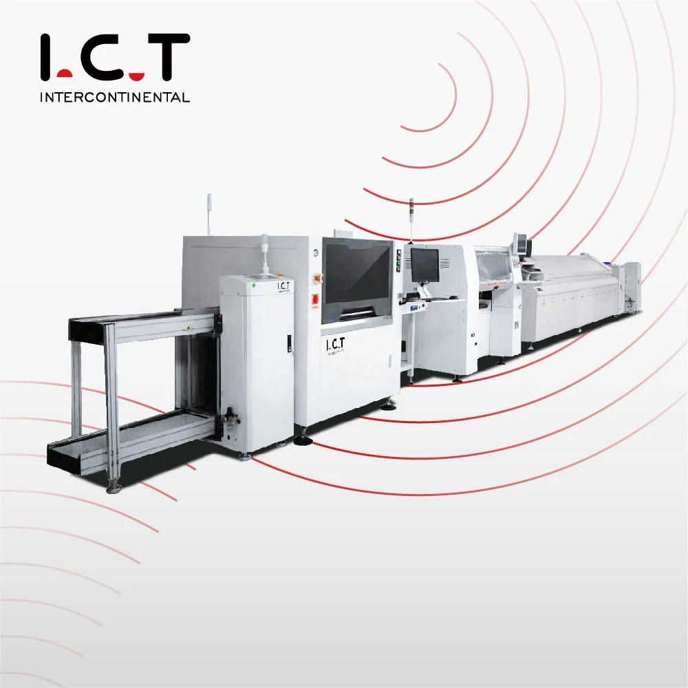 Down payment/Customized  ICT Automatic SMT Production Line for Drone, UAV Making SMT Line