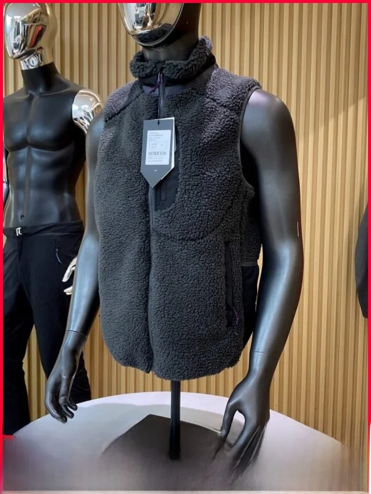 

Утепленная куртка-жилет для пар с воротником-стойкой, для активного отдыха, с множеством карманов, из утолщенного полиэфирного волокна, зимняя одежда