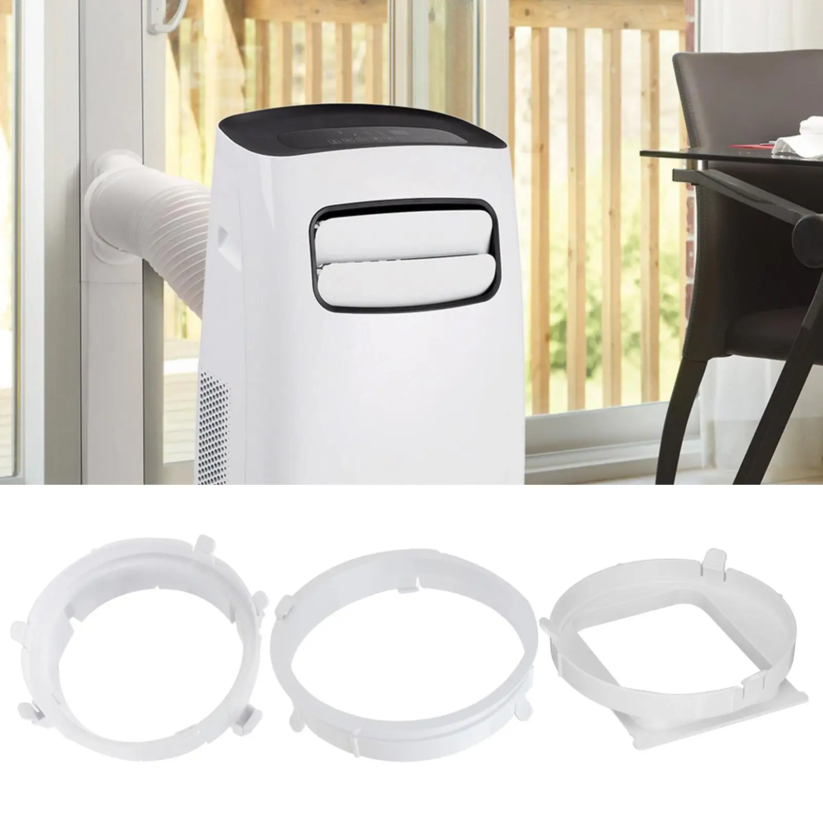 Portable Ac Hose Adapter Universal Precise Portable Leakproof Interface Adapter Air Conditioner Tube Connector For Home Dorm