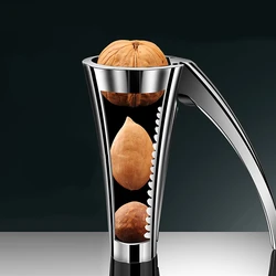 Zinklegering Pecan Notenkraker Walnoot Notenkraker Pijnboom Cascanueces Sheller Trechter Frosted Grips Tangen Klem Keuken Tool