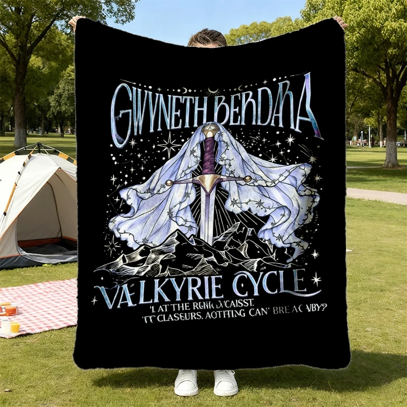 Splintered Harmony Acotar Flannel Throw, Gwyn Valkyrie Cycle Cozy Blanket, House of Wind Warm Blanket