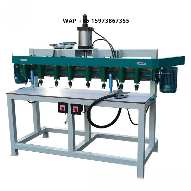 Factory Price Multi Spindle Drilling Machine Multi Boring Drilling Machine Woodworking Hole Open Machine