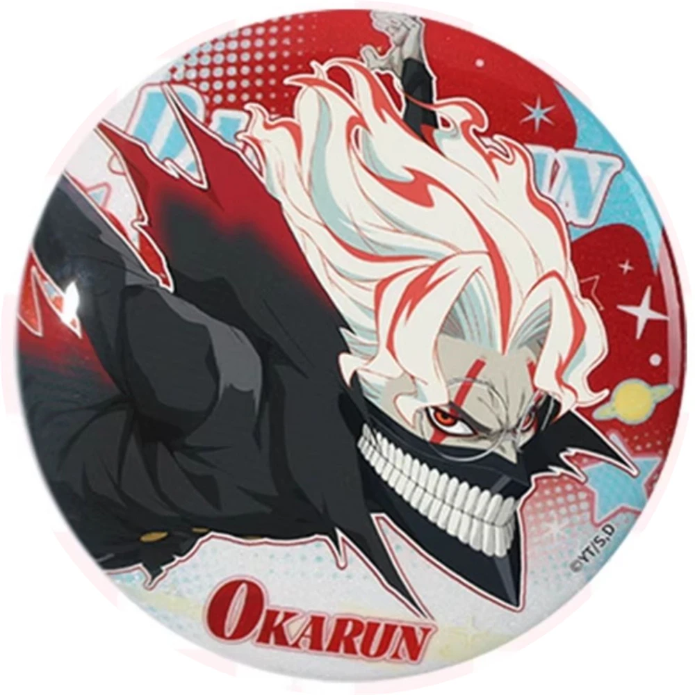 58mm Anime DAN DA DAN Takakura Ken Ayase Seiko Enjōji Jin Shiratori Aira COSTUME Cosplay Distintivo Pin SPTE Spilla in banda stagnata ﻿   Prop