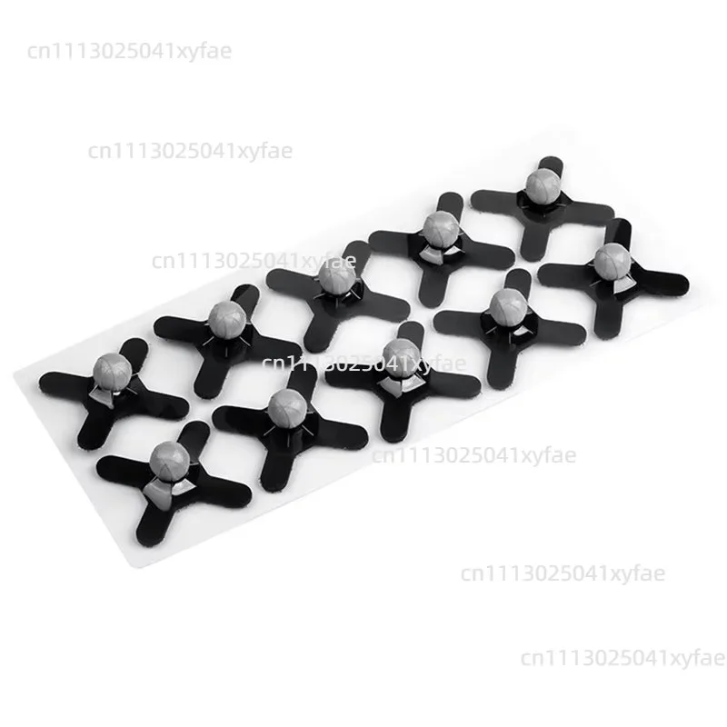 10Pcs 14.5MM Cross-Type Paste Infrared Motion Capture Reflective Markers Balls for 3D Animation VR Tracking