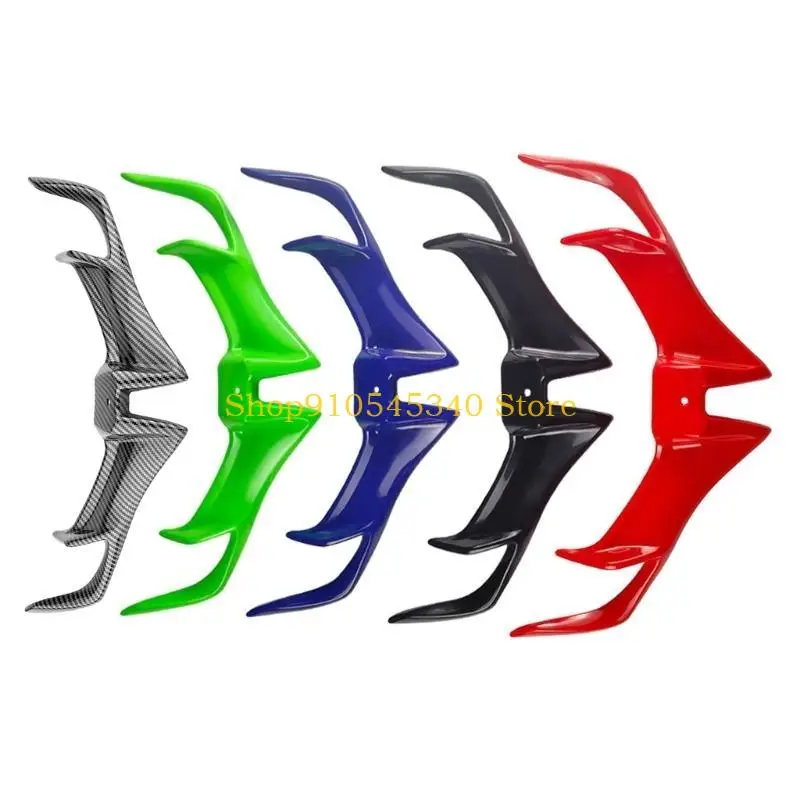 جناح الدراجات النارية U2JA ، ABS ABS ABSINMIC SPOILER SIDED SIDE AIR SPLECTORS PORTICKECLE FAIRING FAIRNG