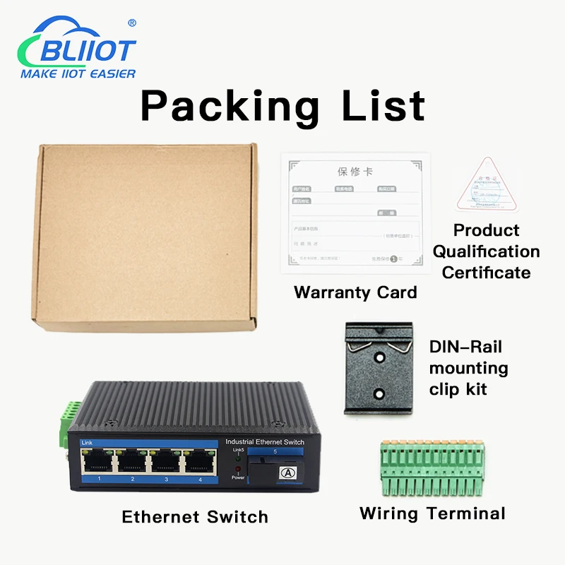 Imagem -06 - Bliiot Industrial Ethernet Switches Rede Switch Poe Switch Ethernet Switch 16port 1000m