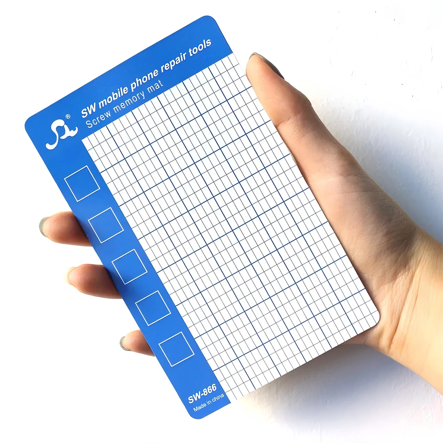 Magnetic Screw Mat Memory Chart Mobile Phone Repair Work Pad for iPhone iPad Tablet Laptop Repair Tools 145 x 90 mm