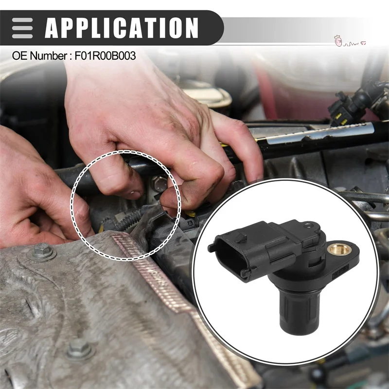 

[X6O] Crankshaft Position Sensor 0281002667 F01R00B003 For Chrysler 2.5CRD 2.8CRD 2001 2008 Diesel