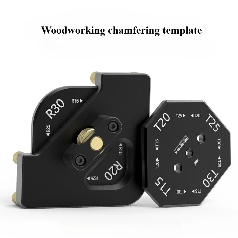 

Деревообрабатывающий угловой шаблон для снятия фаски, быстросменный шаблон R-угольной дуги, электрическая фрезерная машина по дереву, аксессуары для обрезки