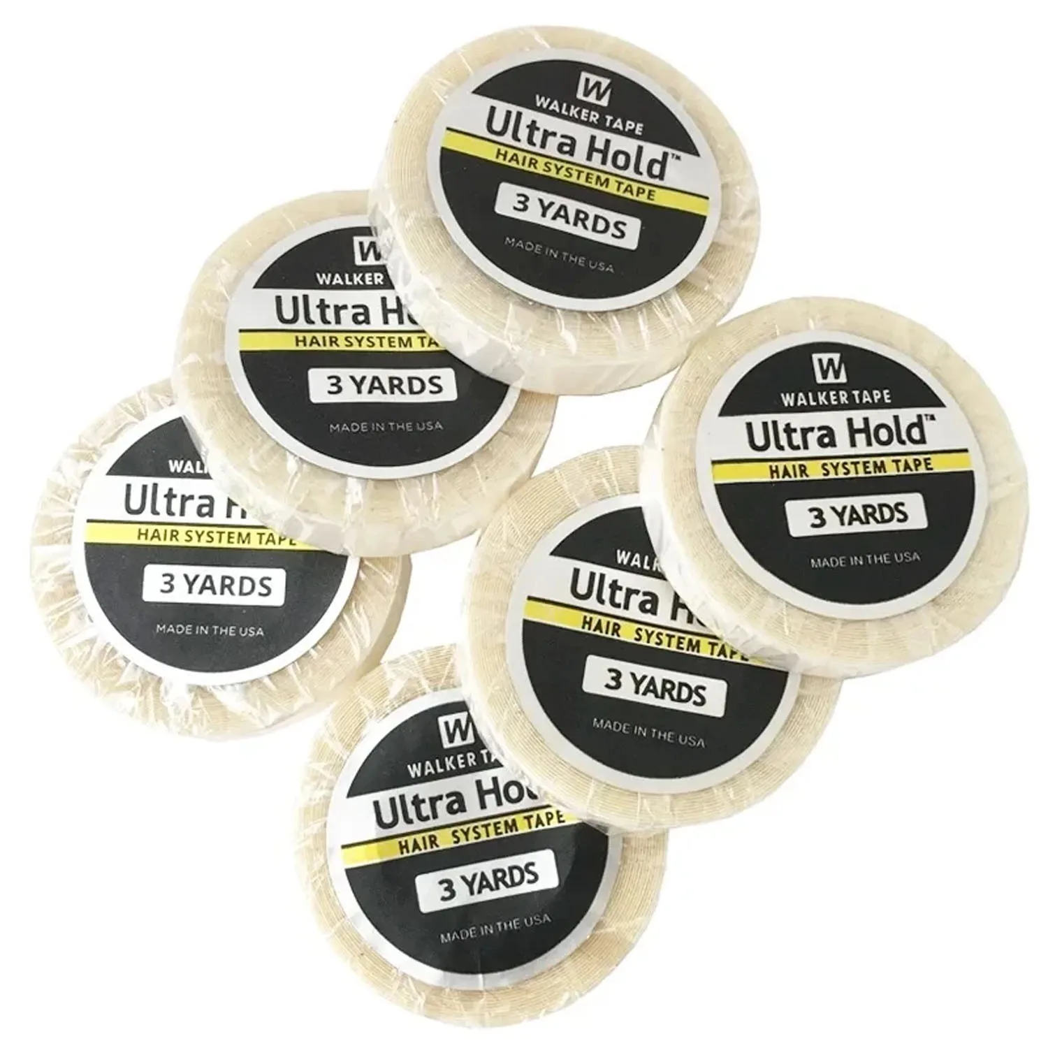 Fita adesiva para peruca de renda, 3 jardas, 0.8cm, cola para extensões de cabelo, cola para peruca, sistema de cabelo, fita para perucas