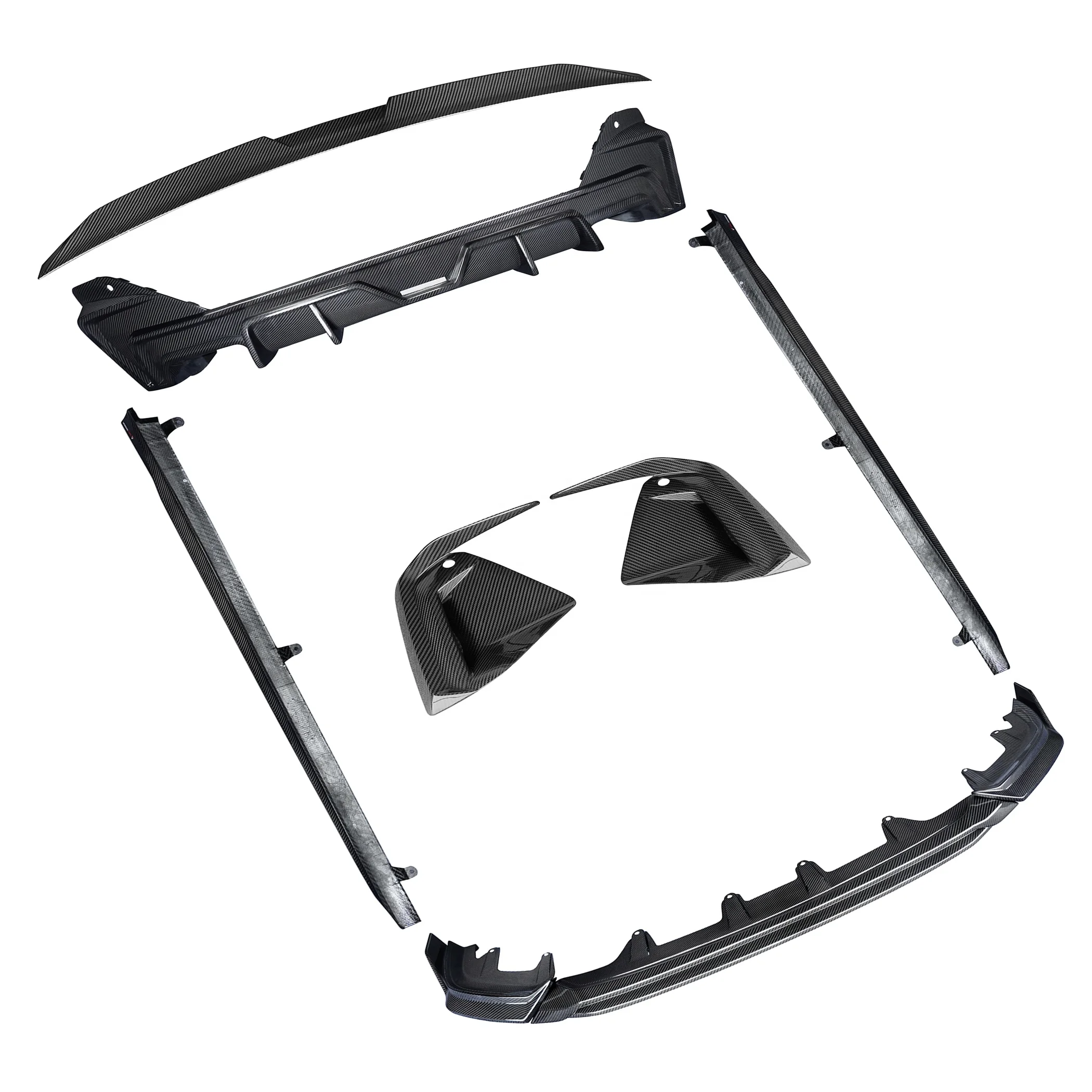 Z-ART 2024+ G60 Dry Carbon Fiber Aerokit for BMW 5 Series Prepreg Carbon Fiber Wind Spoiler Body Kit for All New 5 Series G60