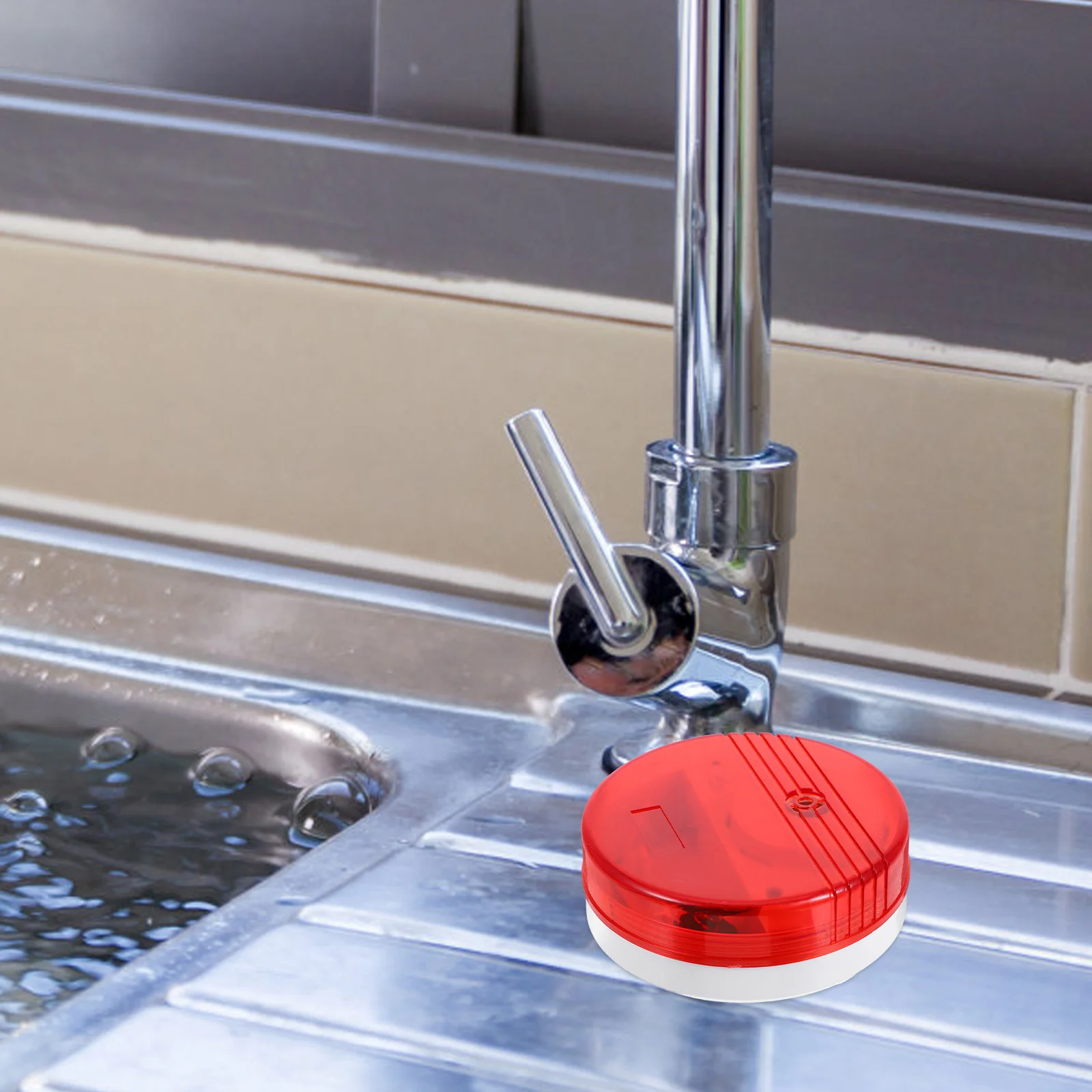 إنذار مستشعر تسرب المياه مقاوم للماء مستشعر المياه الذكي إنذار المنزل مراقبة الفيضانات جهاز كشف التسرب للطابق السفلي #4