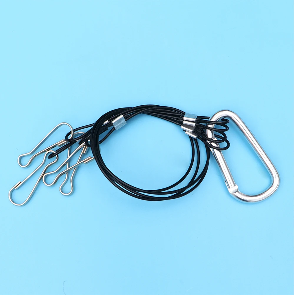

10Pcs Plant Grow Light Hanging Rope Kit Stainless Steel Anti-Rust Strong 1mm Thick 300mm Long LED Light Wire Rope