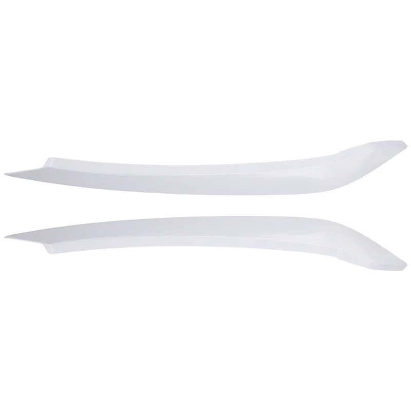 

QB-Car Headlight Eyebrow Molding Trim Sticker For VW Polo 2019-2022 Lamp Eyelids Decorative Strips Lid Cover