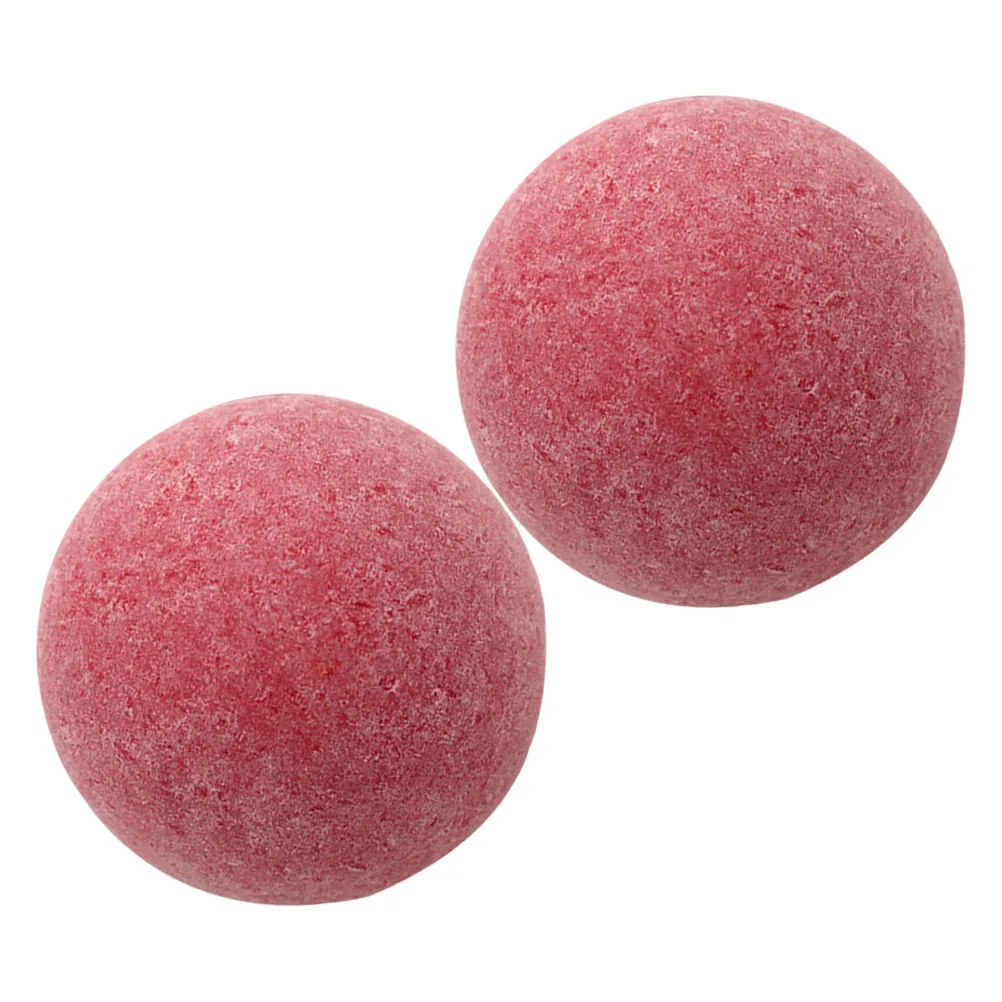 

2 Pcs Frosted Foosball Table Soccer Balls Spare Special Parts and Accessories Resin