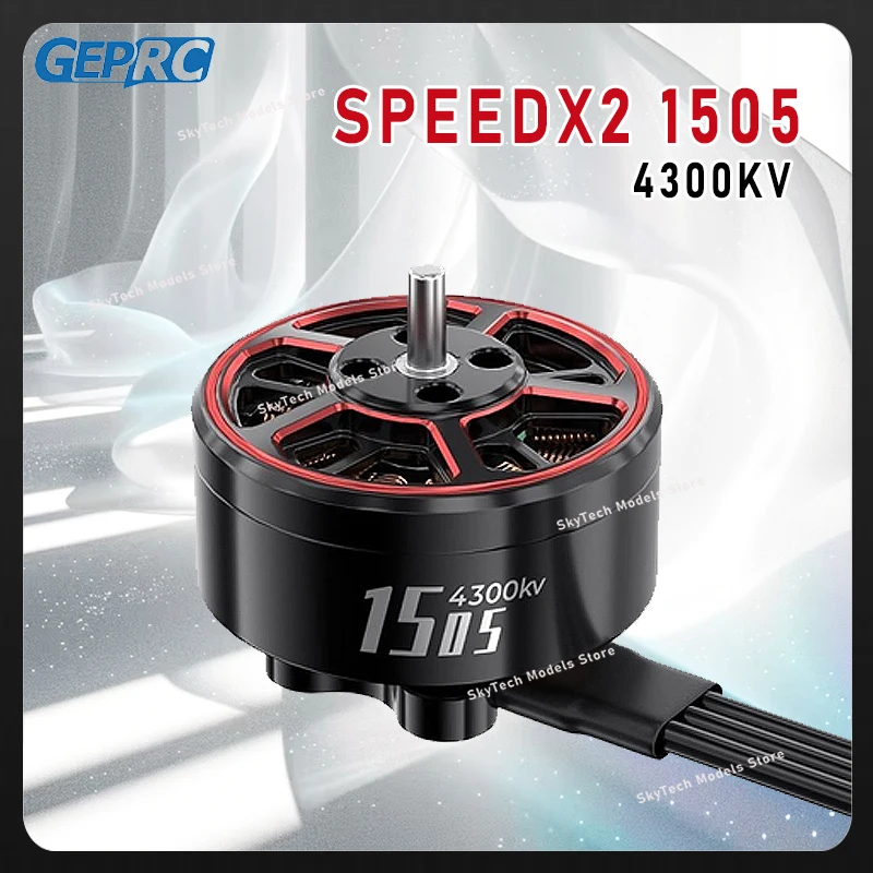 

GEPRC SPEEDX2 1505 4300KV Brushless Motor 20-30A 16.8V - Black for 2.5-3.5 Inch FPV Racing RC Models